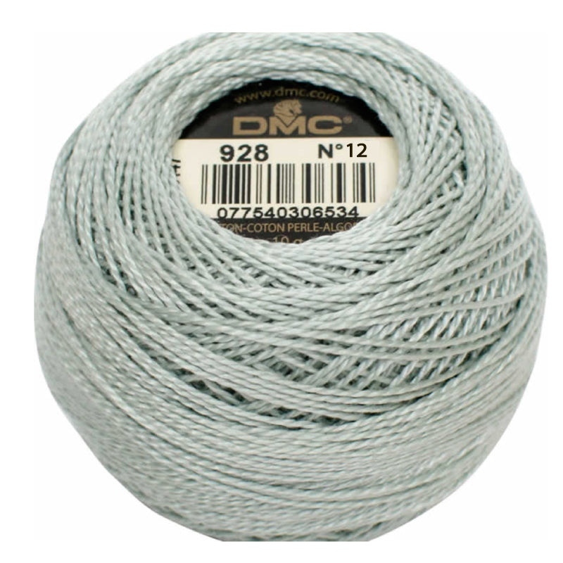 DMC Perle Cotton #928 Light Grey Blue