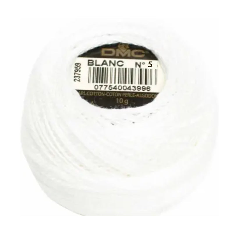 DMC Perle Cotton #Blanc